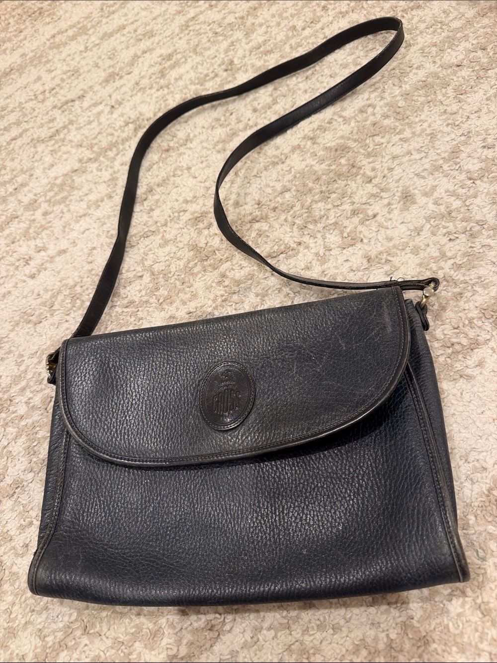 Vintage Mark Cross  Leather
Crossbody Bag